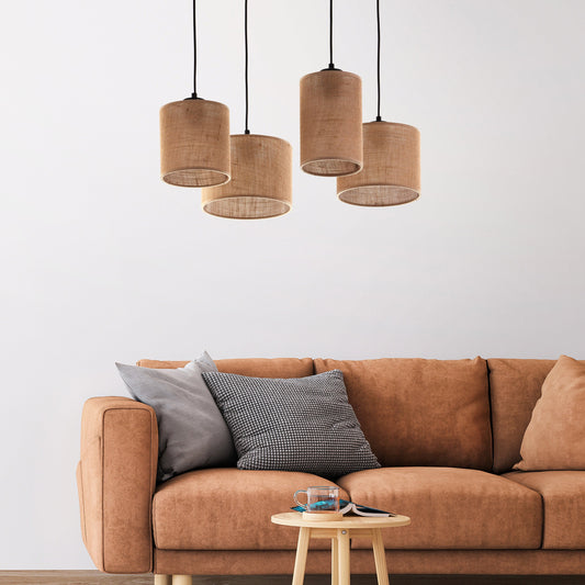 JUTE Natural Pendant Light 4