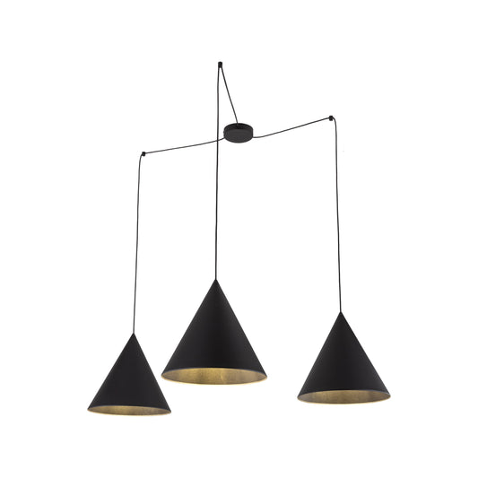CONO Black Modern Minimalist Suspension Light 3
