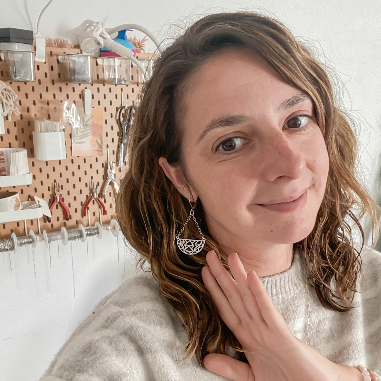 AZTÈQUE | Boucles d'oreilles en acier inoxydable