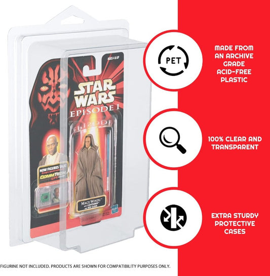 EVORETRO Blister Protector for 3.75” Star Wars & GI Joe Carded Figures - Pack of 25