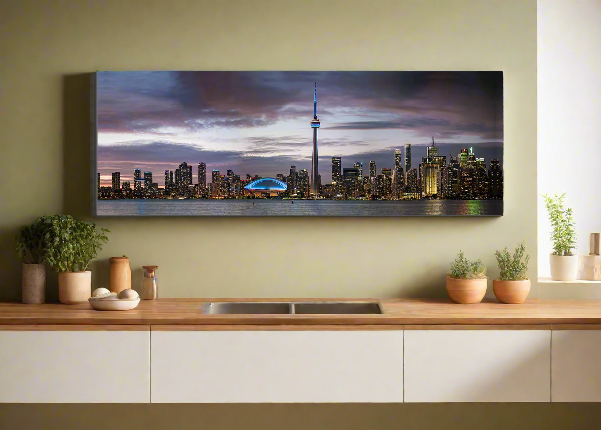 Wall Art Sunset of Toronto, CN tower, Roger Center