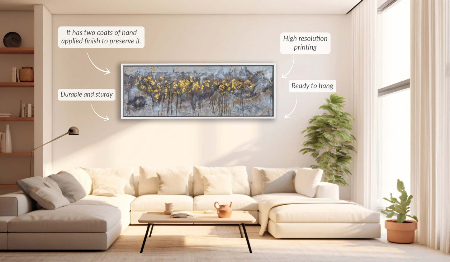 Wall art- Abstract Trees Canvas-Artwork