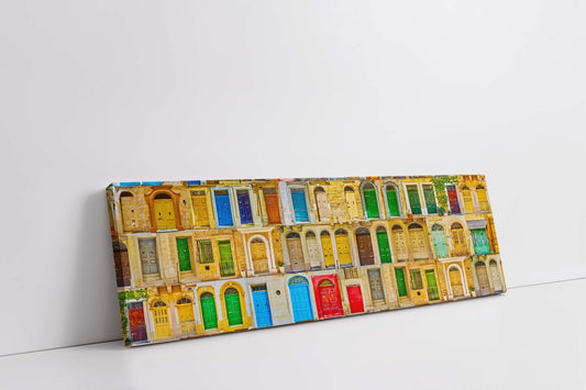 Maltese Doors Canvas - Abstract minimalism art- Large Wall Decor