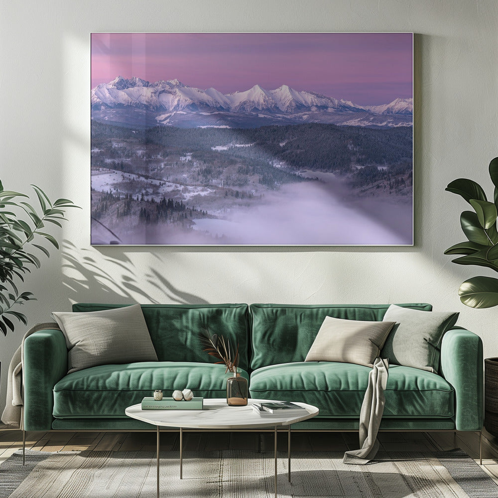 Wall art Dawn - Tatra Mountains
