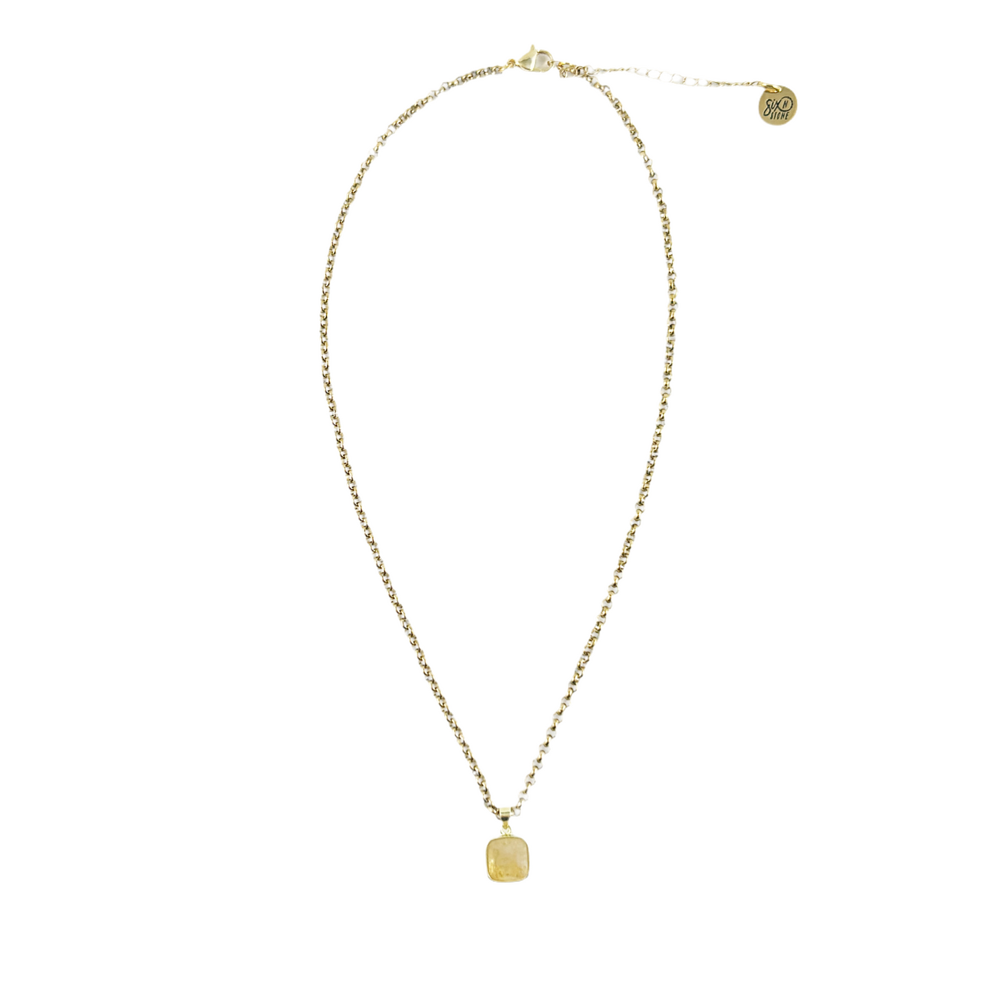 Citrine Pendant Necklace