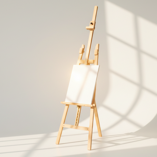 60" A-Frame Beechwood Easel - Adjustable Incline