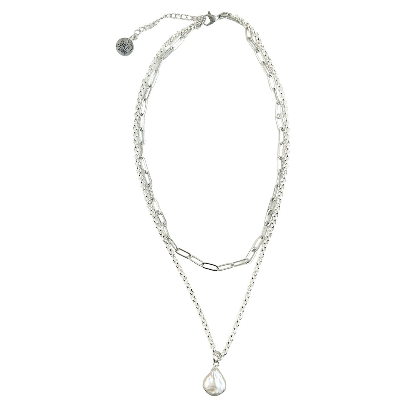 Keshi Pearl Double Strand Necklace