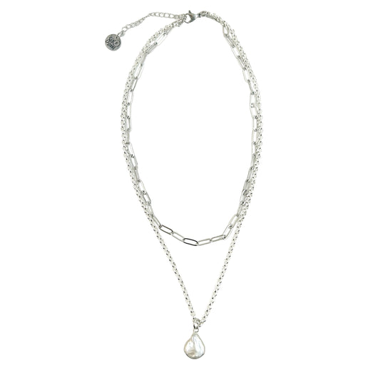 Keshi Pearl Double Strand Necklace