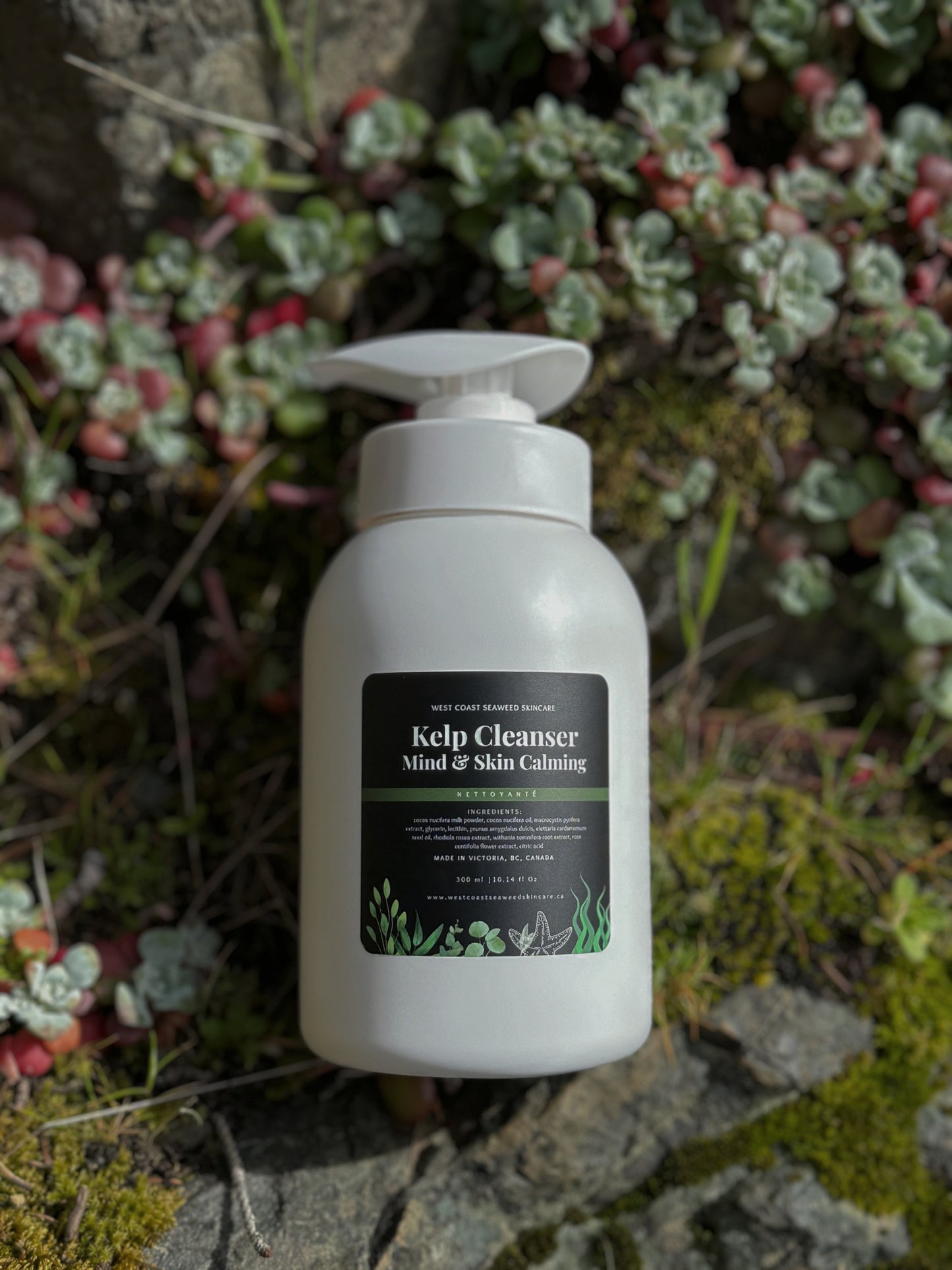 Mind & Skin Calming Face Wash With Kelp Juice, Rhodiola & Ashwagandha Root 300 ml