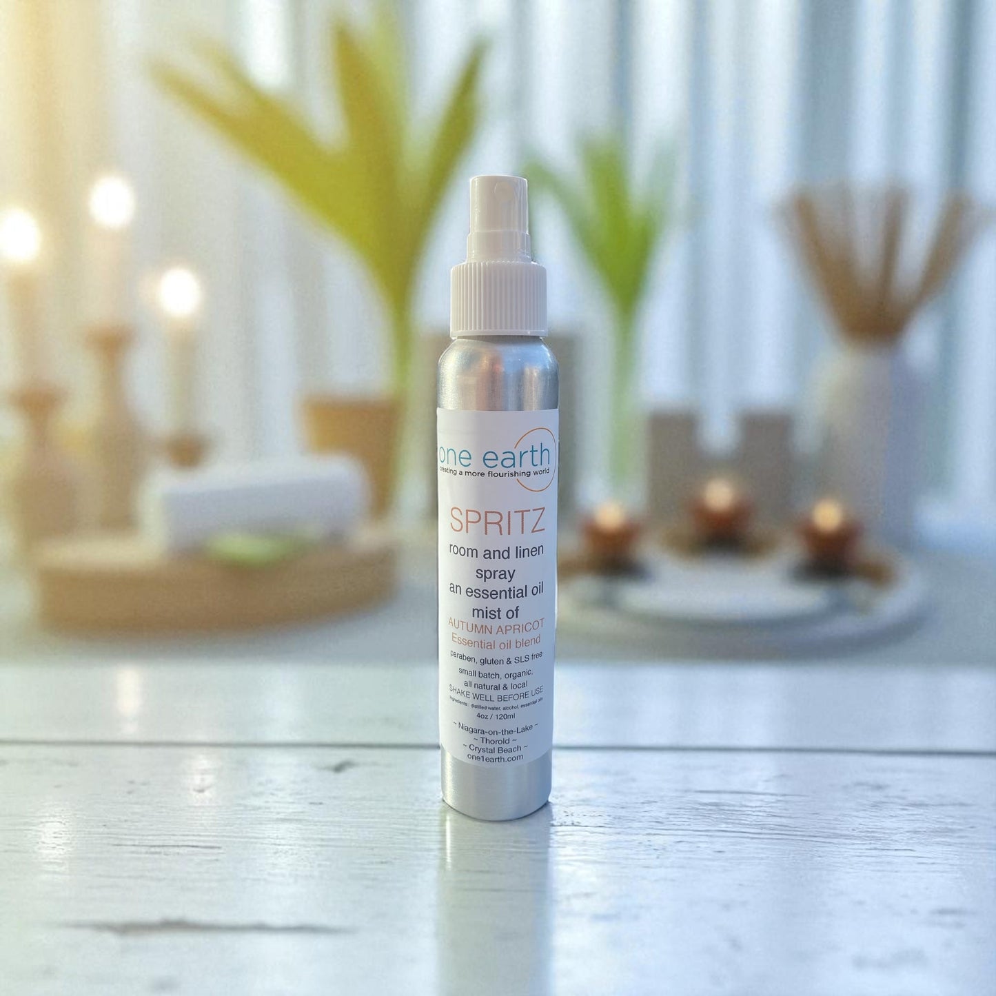 NEW FORMULA! Spritz Room & Linen Spray - Autumn Apricot