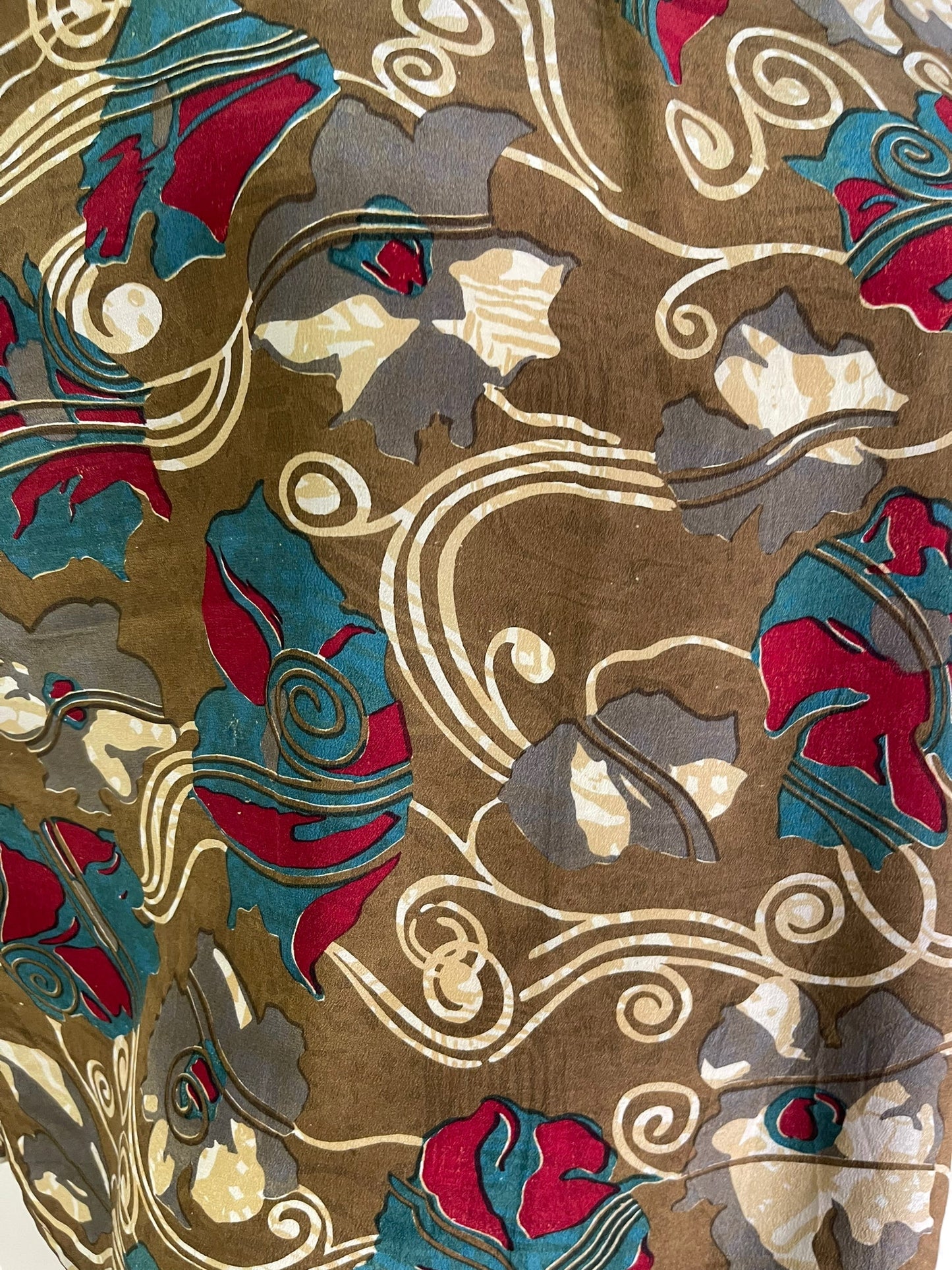 PRC6691 Avatar Pure Silk Side Slit Top