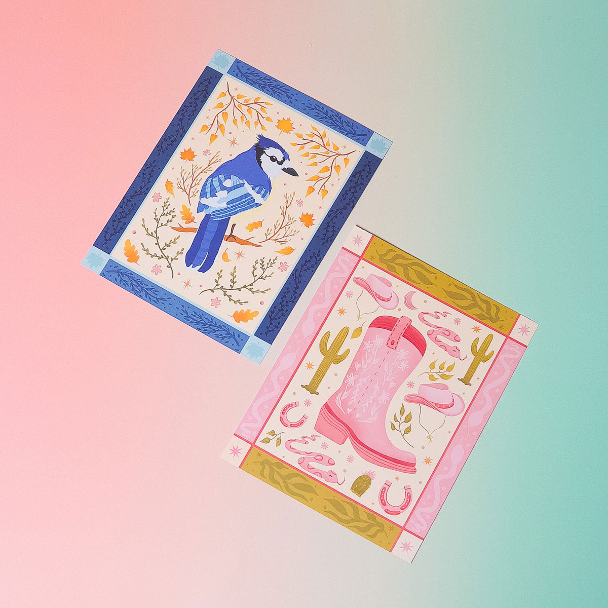 Cowboy Boot Art Print (7"x9")