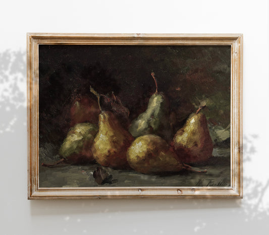 Vintage Moody Fruit Art Print S0149