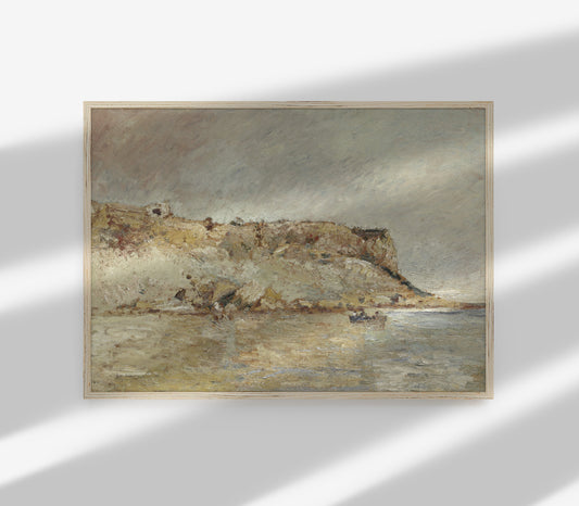 Vintage Warm Landscape Art Print L0115
