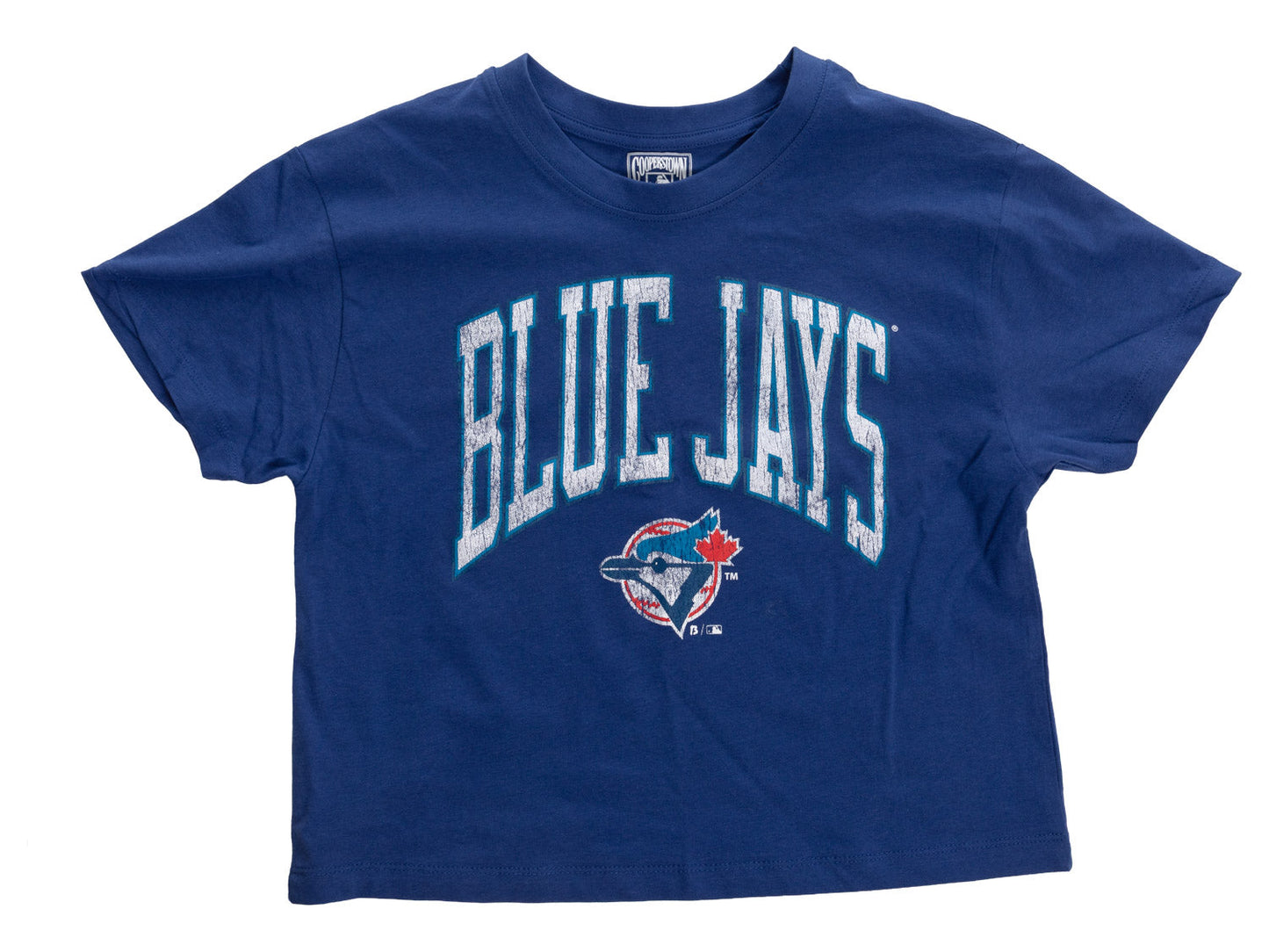 Toronto Blue Jays Throwback Arch Crop T-Shirt
