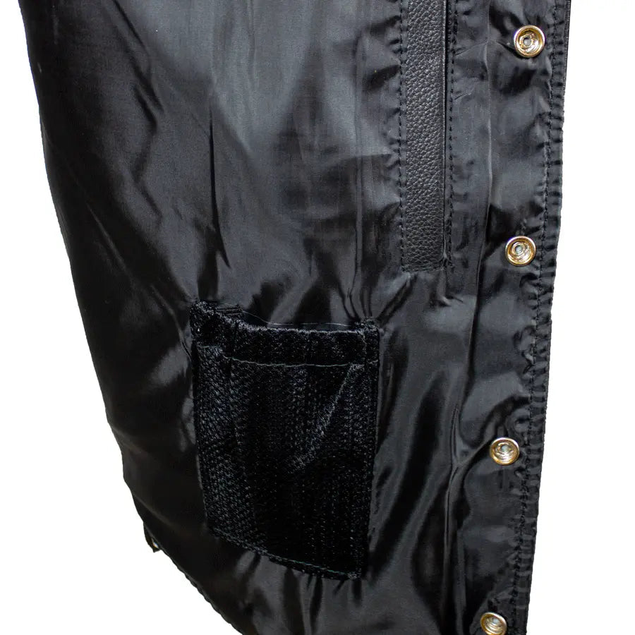 BOL Men's Tall Buffalo Leather Vest