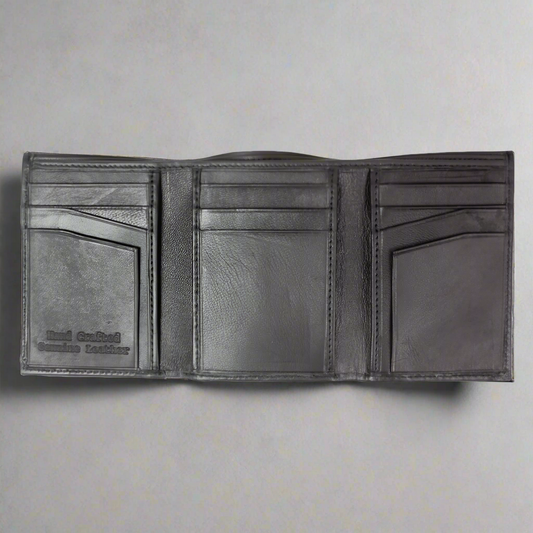 BOL Men's Trifold Leather Wallet