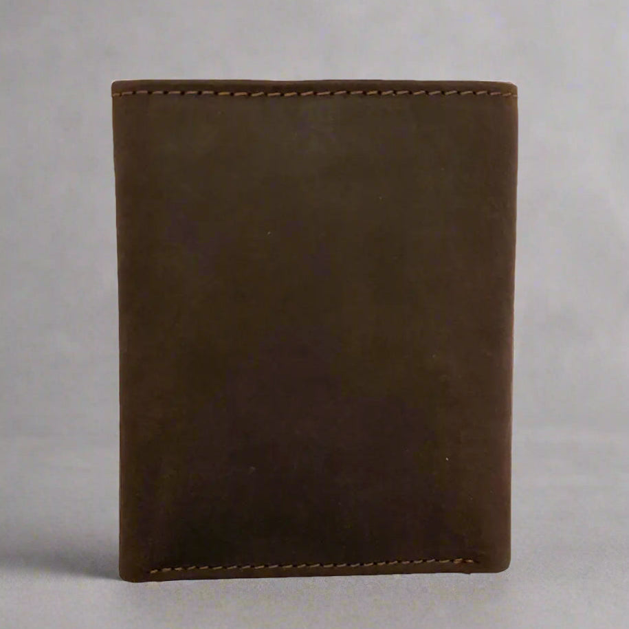 BOL Men's Two-Tone Trifold Leather RFID Wallet