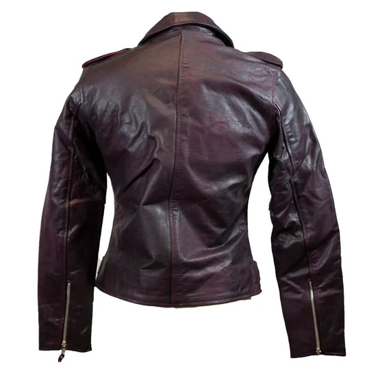 BOL Women's Biker Style Leather Jacket