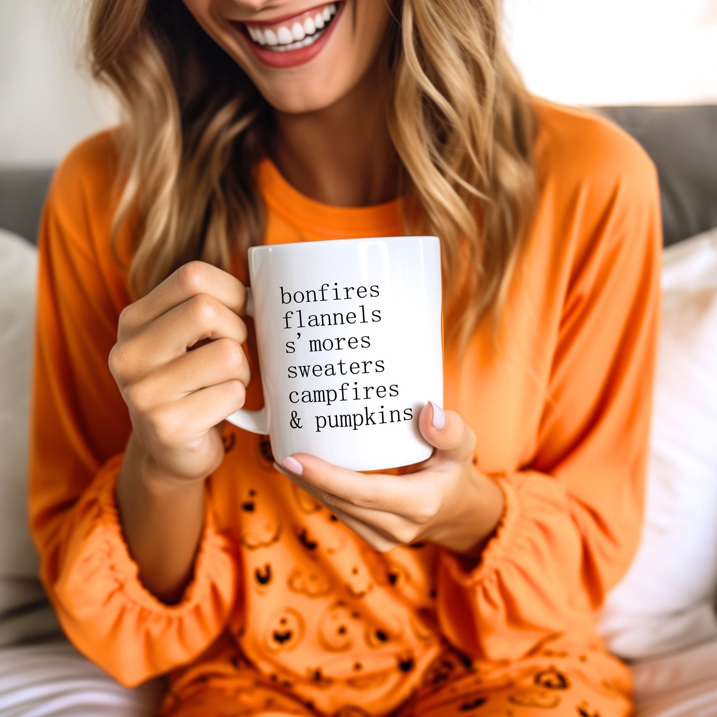 Bonfires + Flannels Ceramic Mug