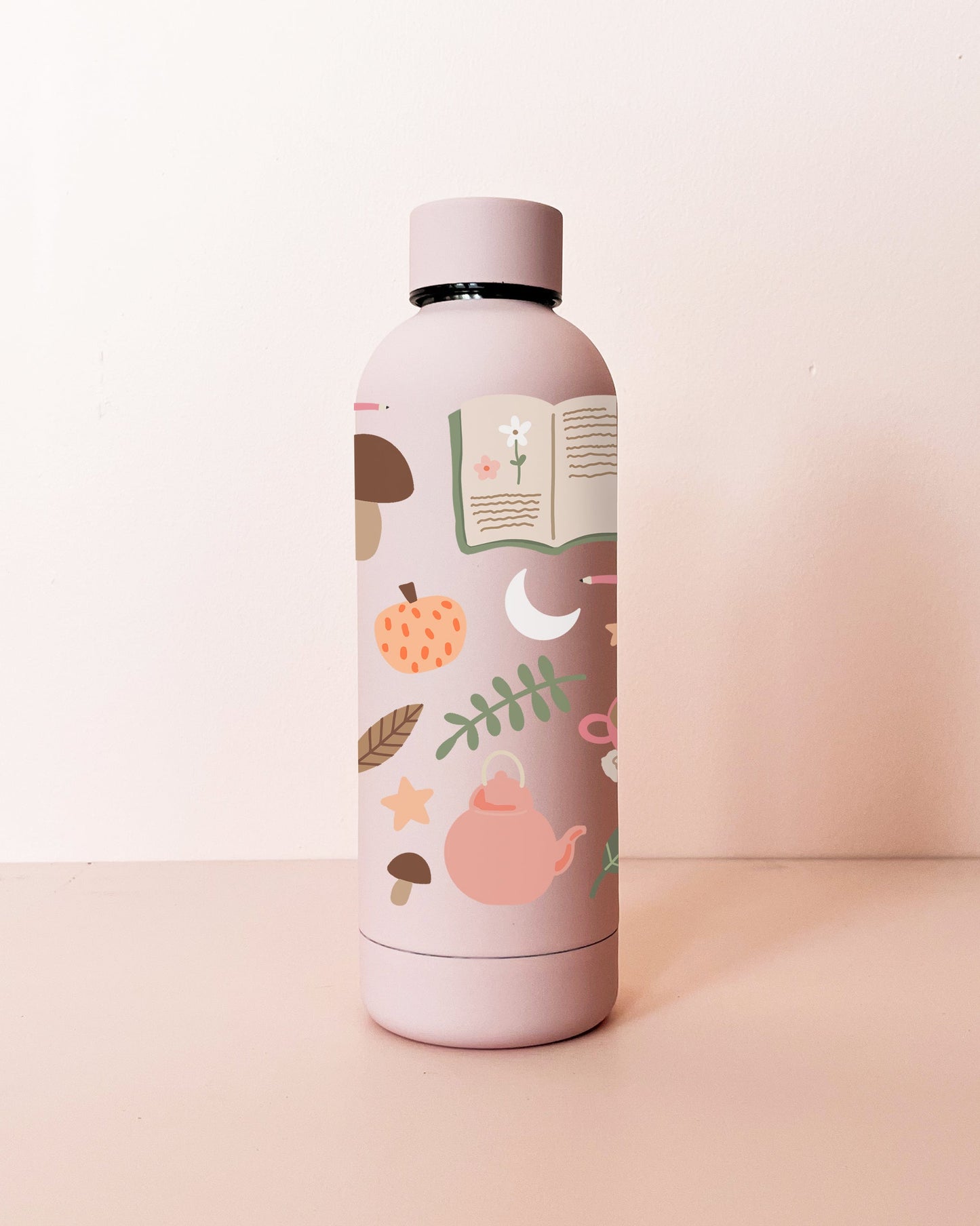 Bouteille en acier inox 17oz - rose pâle Club de lecture