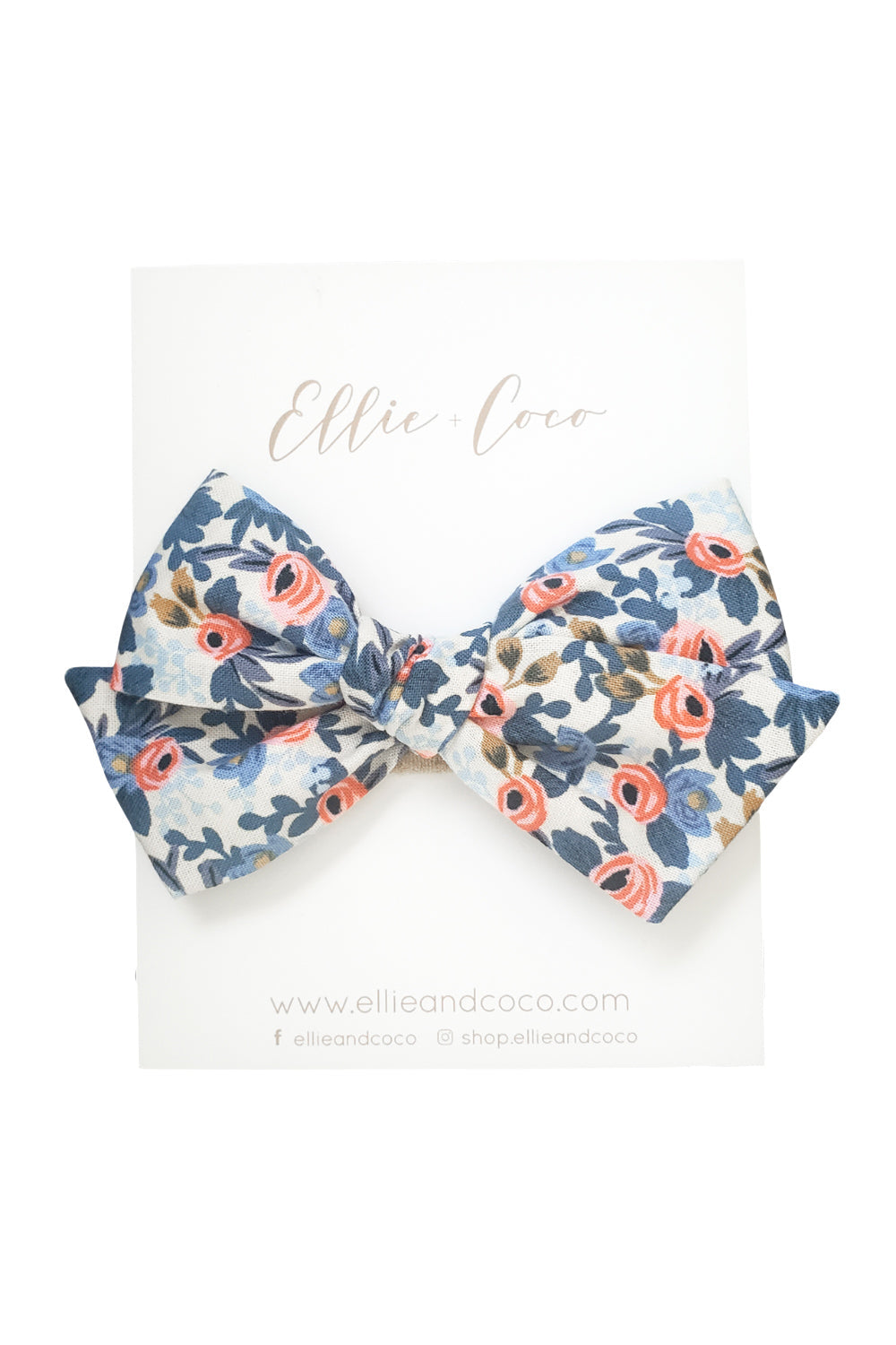 Rosa Periwinkle Oversize Bow