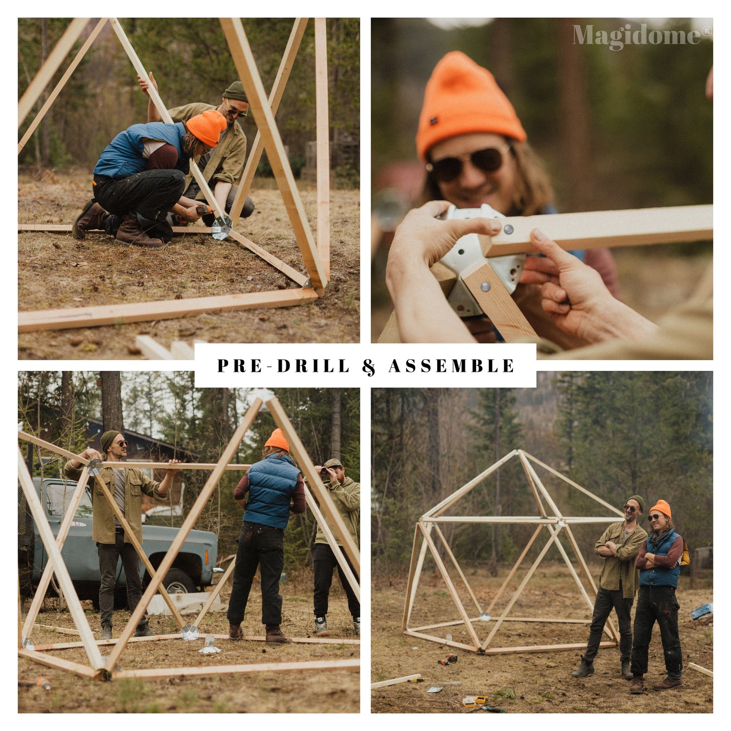 Magidome® Geodesic Dome Connectors Kit