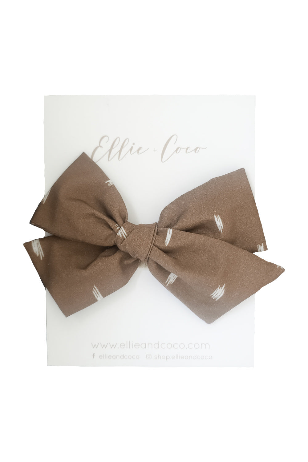 Dotting Tawny Oversize Bow