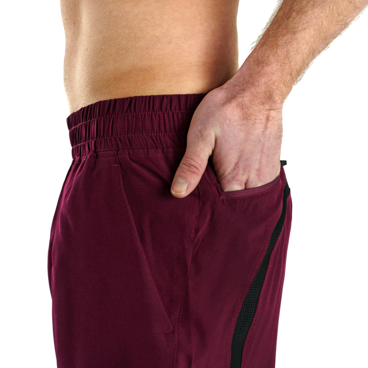 Unlimited Shorts Burgundy (7.5")