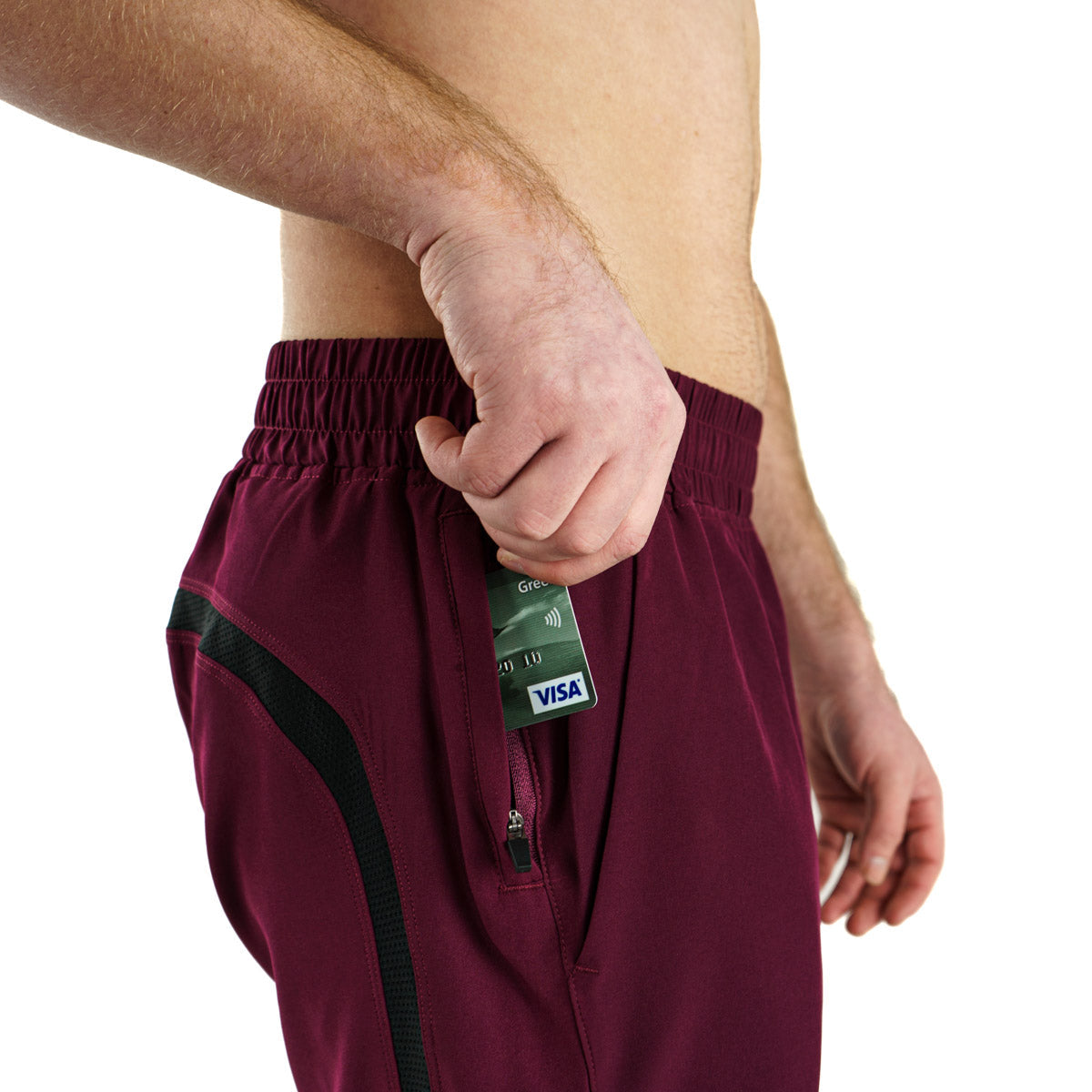Unlimited Shorts Burgundy (7.5")