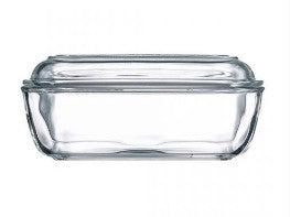Glass Butter Dish 17cm - Luminarc
