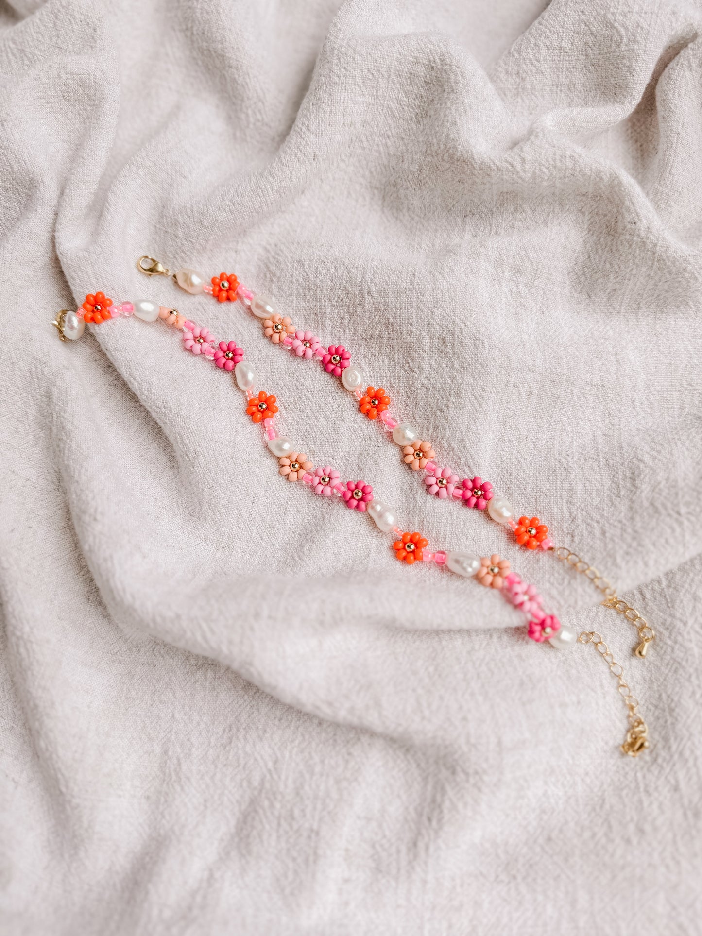 Daisy Brights Bracelet in “Pink Grapefruit”