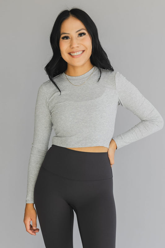 Ribbed Crew *Cropped