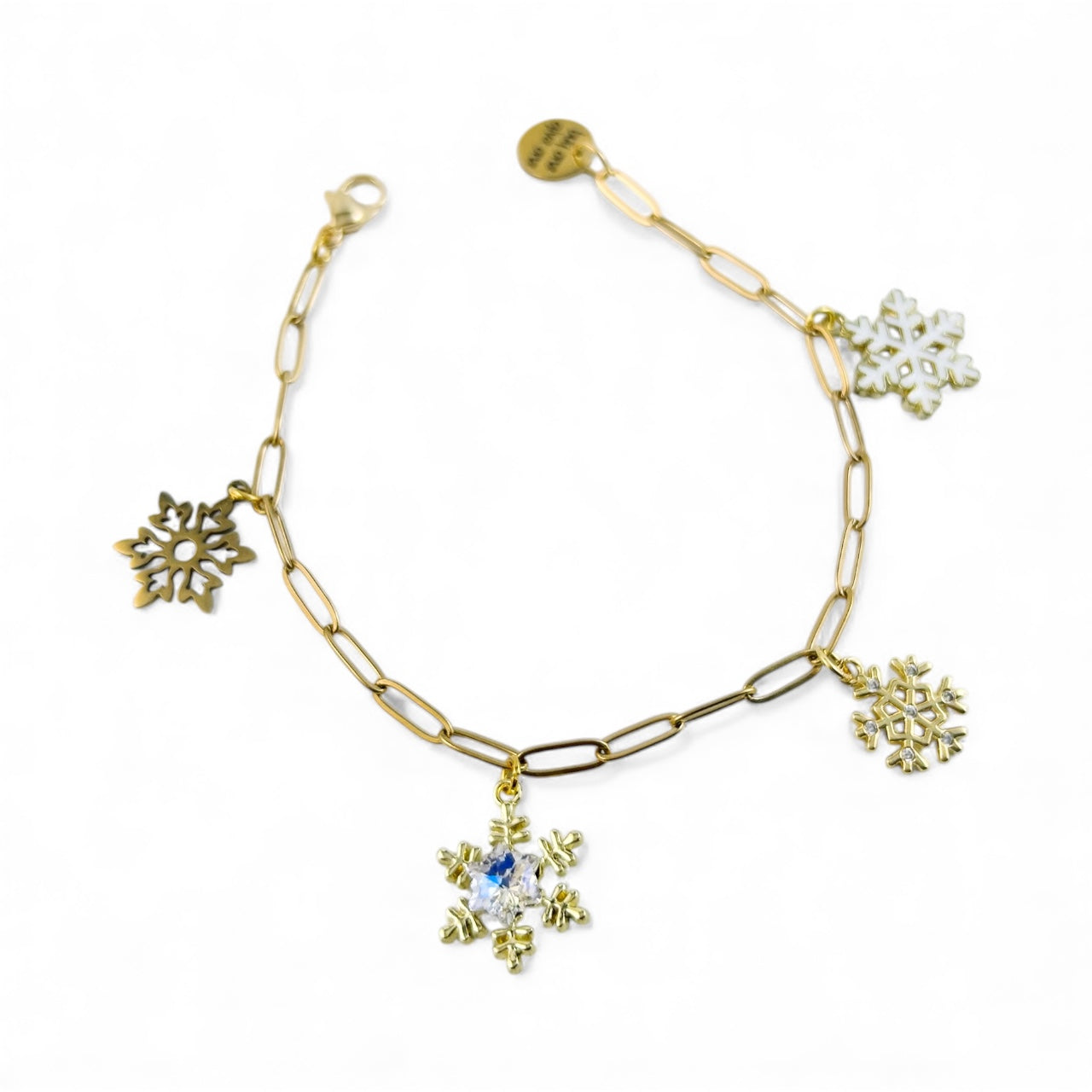 Golden Snowfall Bracelet - 2025 Christmas Collection