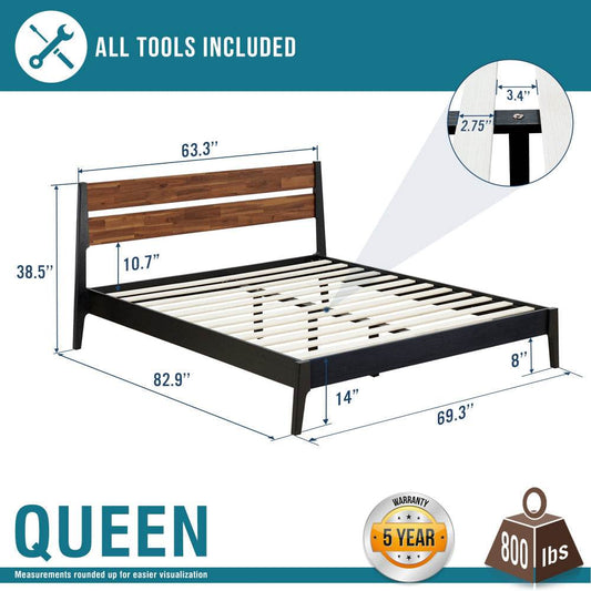 Callisto Deluxe Solid Wood Bed Frame
