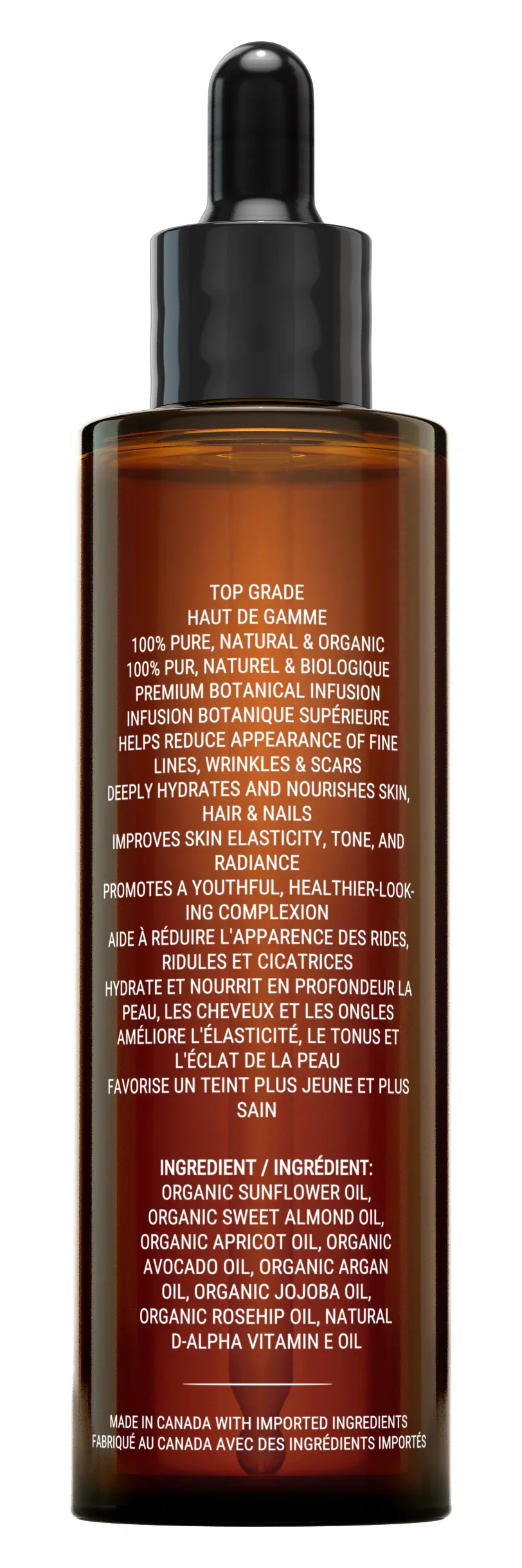 Canadian Grace Vitamin E Face Oil | 70,000 IU with 7 Organic Oils - Skin Barrier Support & Recovery For Dry, Stressed & Overworked Skin
