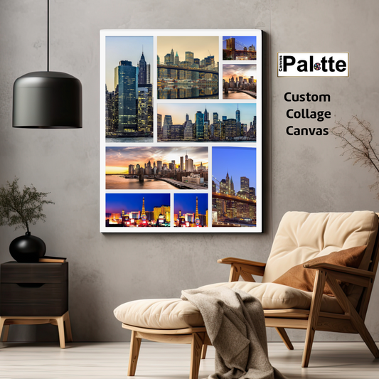 16″X20″ Collage Canvas Photo 9 Blocks