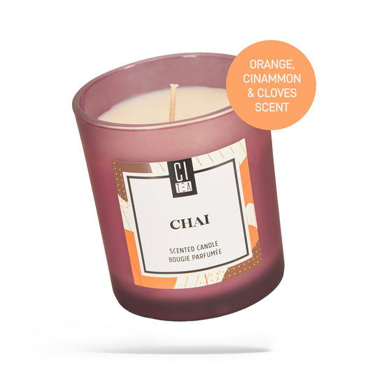 Chai Soy Wax Candle - Orange, Cinnamon and Cloves - 8 oz