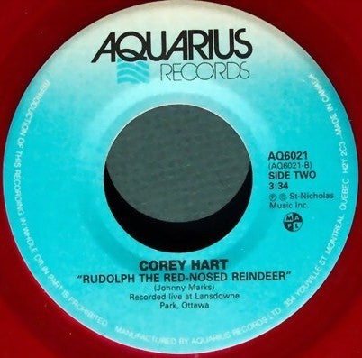 Corey Hart – Everything In My Heart - 7" Single - 1985 RED VINYL!