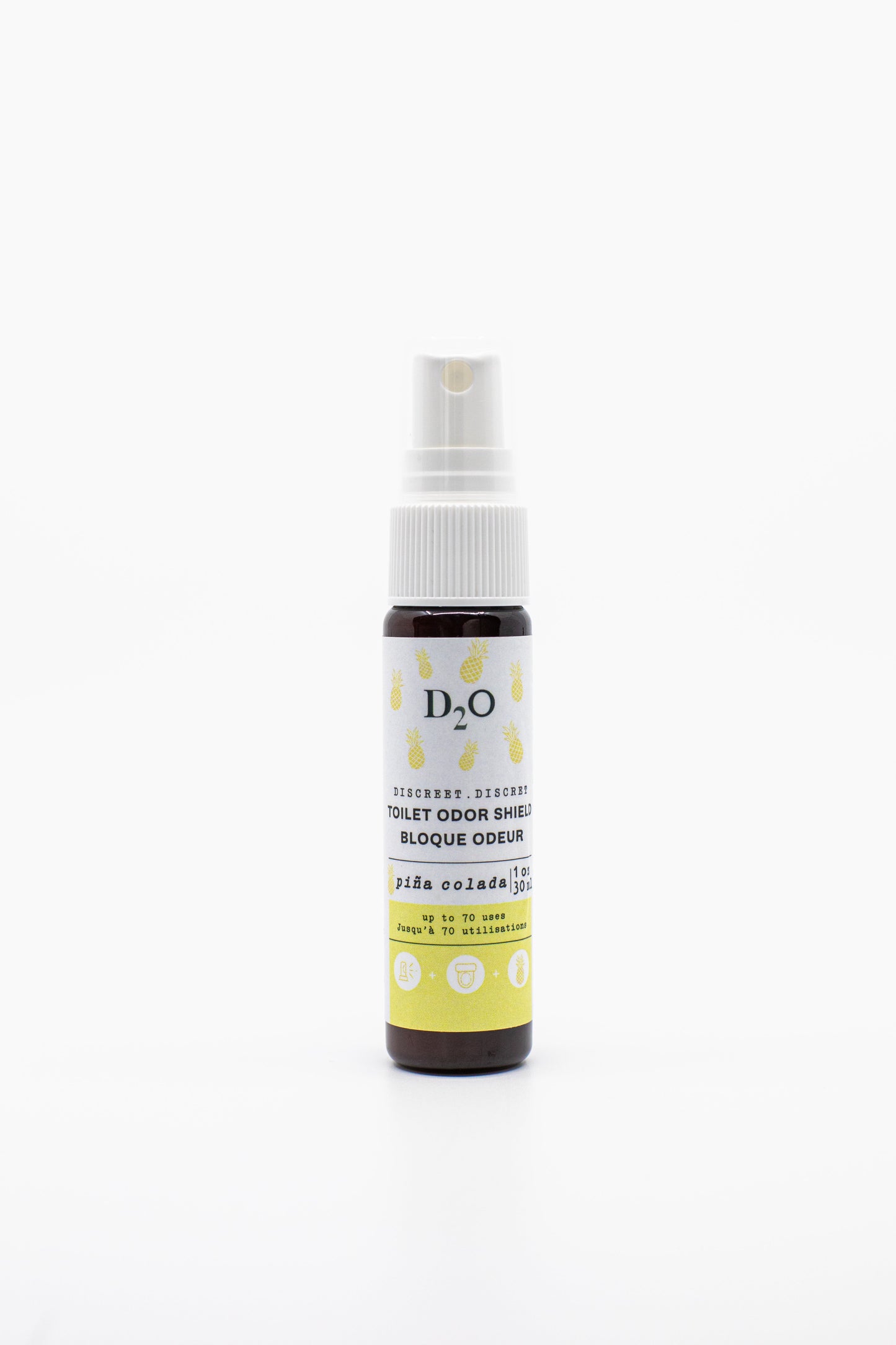 Ensemble Découverte – 6 Bloque-Odeurs pour Toilette D2O (30ml / 1oz )
