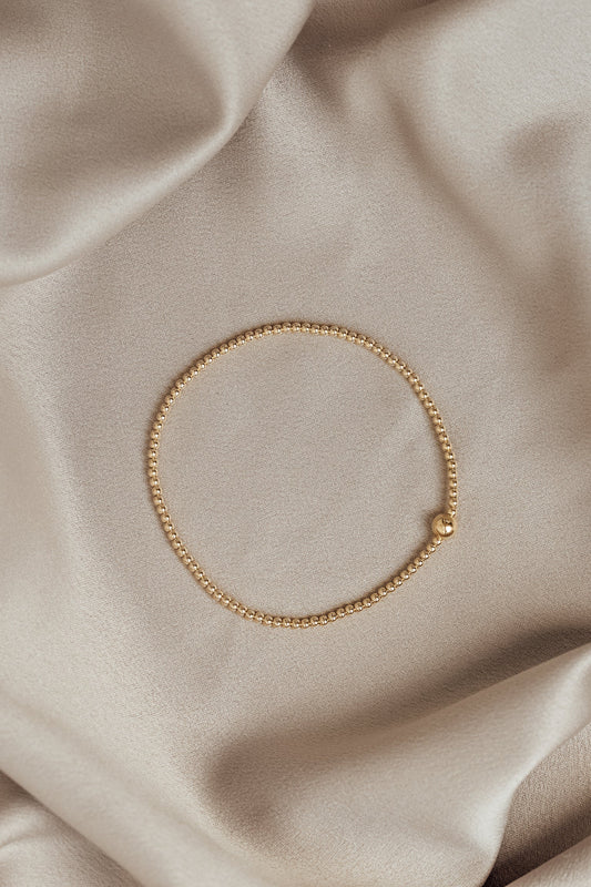 Gold Filled Dainty Stretch Bracelet