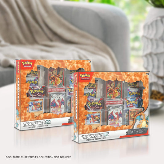 Pokemon Collection Box EVORETRO Protector – Charizard EX Fit (5 Pack)