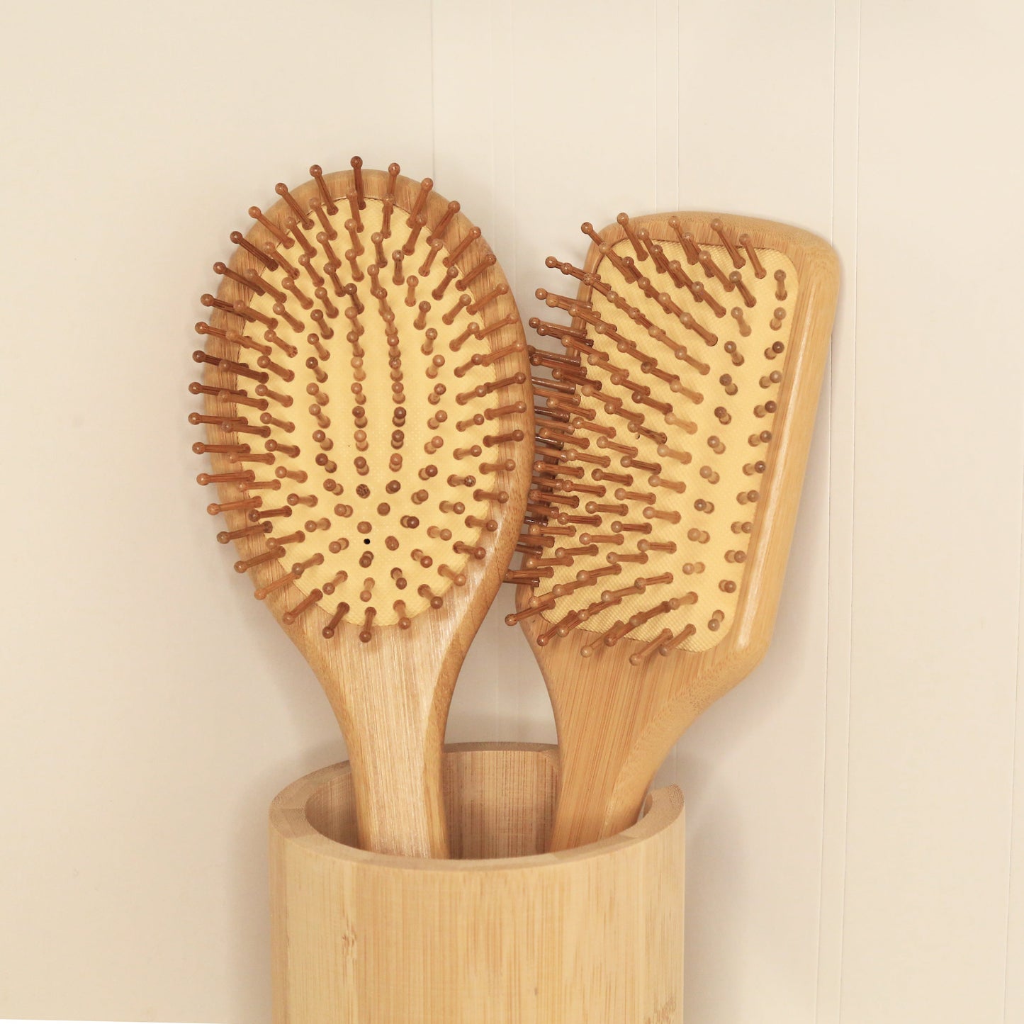 Cushioned Bamboo Hair Brush- Rectangle