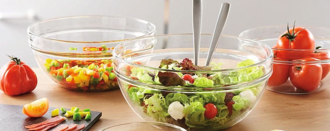 Luminarc Salad bowl with lid Empilable