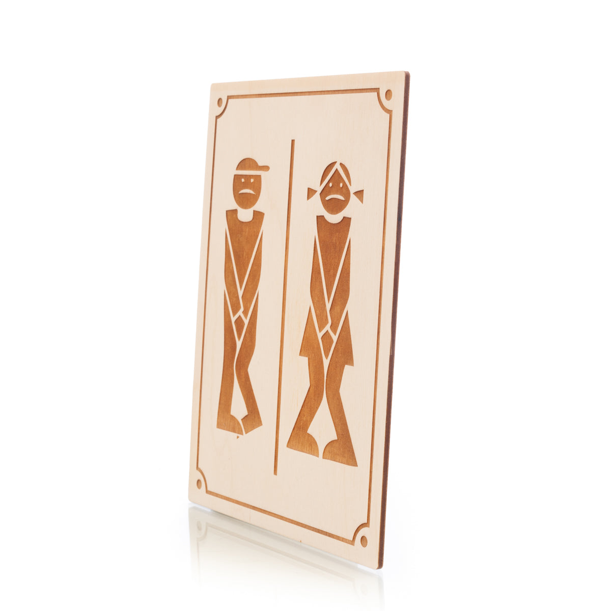 Affichette toilettes "Besoin urgent!"