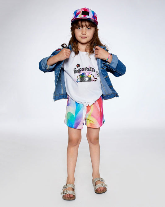 Organic Cotton T-Shirt With Knot White