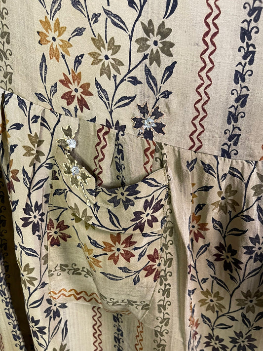 PRC3800 Avatar Pure Silk Boxy Babydoll Dress