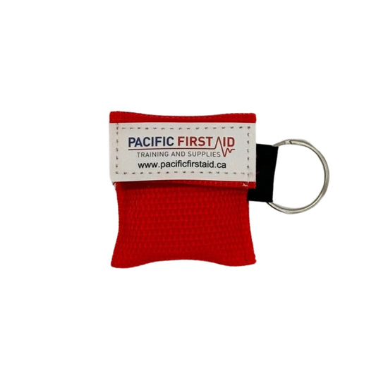 PFA CPR Face Shield Pocket Cloth Case Keychain