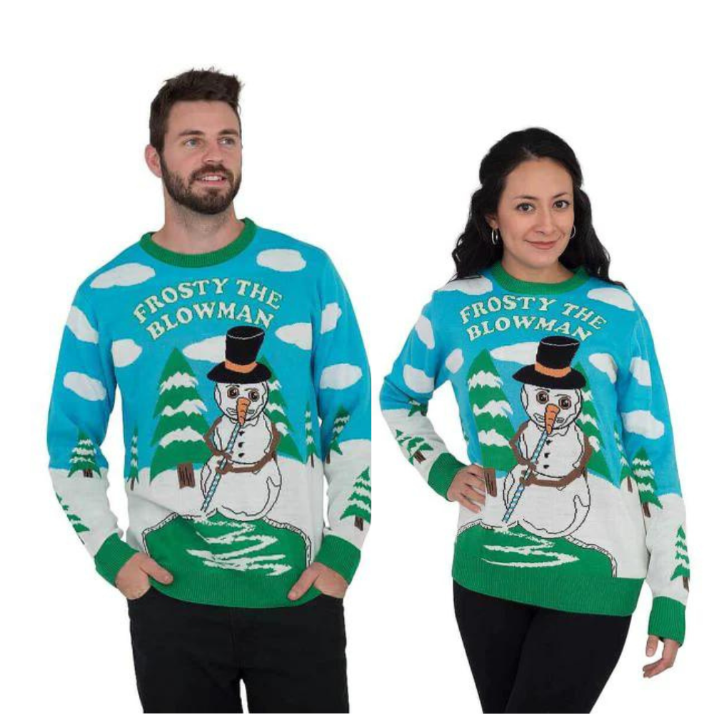 Couple - Frosty The Blowman Snowman Sweater
