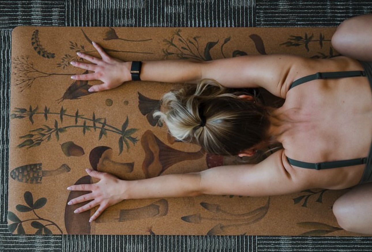 Myco Forest Cork Yoga Mat | Standard 4.5MM or X-Thick 6MM